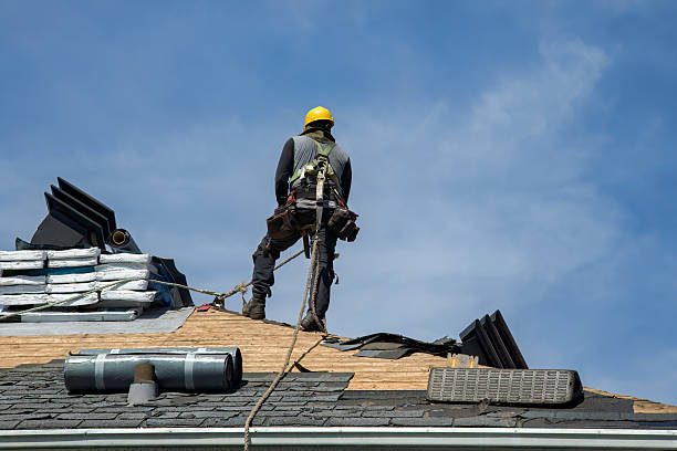 Professional Roofing technician working in Malaga, OH